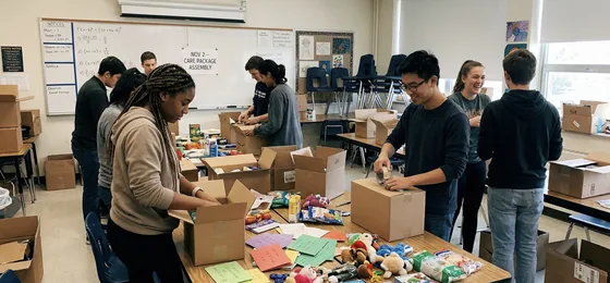 Care Package Assembly Event